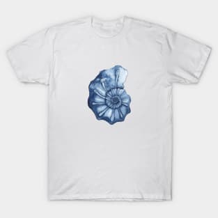 Blue nautilus seashell T-Shirt